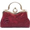 CORIOS Borsetta da Sera da Donna Clutch in Ricami Floreali Borsa Sposa Pochette Piccolo con Catena Elegante Borsa a Spalla Gorgeous Cerimonia Cocktail Ballo Festa Borsa a Tracolla