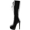 Only maker Stivale con tacco a spillo sexy con plateau