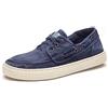 Natural World Eco 6603 E Old Quercia | Scarpe da Barca per Uomo | Mocassino Boat Uomo | Slipper Casual in Cotone & Gomma Naturale | Loafers Estivi Stringati| Slip On Basse con Lacci | Made in Spain