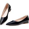 Zhabtuc Ballerine Donna Scarpe Basse a Punta Eleganti Scarpe Decolte Tacco Basso Slip-on Ballet Flats, 36-42 EU