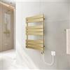 Parama Termoarredo elettrico 800x500 oro spazzolato interasse 450 | Andromeda
