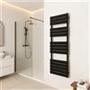 Parama Termoarredo idraulico 1550x550 nero opaco interasse 500 | Andromeda