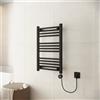 Parama Termoarredo elettrico 700x450 nero opaco interasse 400 | Polaris