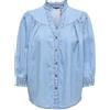 ONLY Onlraya DNM AKM Noos - Maglietta 3/4, Mix Blu Chiaro, S