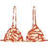 Women'secret Gathered Bitone Rack Top Bikini da Donna, Rosso, 3B