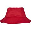 Flexfit Cappello Unisex in Cotone Twill Bucket per Bambini, Rosso, Taglia Unica