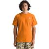 The North Face Evolution Simple Dome Regular Short SL T-Shirt da Uomo Dust Orange XS