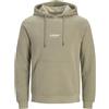 JACK & JONES Jjesoho - Felpa con Cappuccio Noos, Vetiver, S