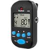 Meideal Mini metronomo digitale portatile, multifunzione, a clip, con display LCD, dotato di batteria, adatto a pianoforte, violino, chitarra, batteria elettronica, Nero