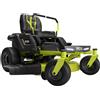 Ryobi ZTR480ex - Trattorino taglierba a batteria a raggio zero - Motore elettrico a batteria 48V/100Ah - taglio da 107cm - 2in1