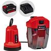 Einhell GE-SP 18 LL Li - Pompa a immersione acque chiare - 18V 4Ah e caricabatteria