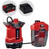 Einhell GE-DP 18/25 Li - Pompa a immersione acque scure - 18V 4Ah e caricabatteria