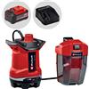 Einhell GE-DP 18/25 Li - Pompa a immersione acque scure - 18V 5.2Ah e caricabatteria
