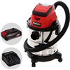 Einhell TC-VC 18/20 Li - Aspirasolidi e liquidi a batteria - 18V 2.5Ah