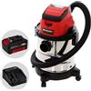 Einhell TC-VC 18/20 Li - Aspirasolidi e liquidi a batteria - 18V 4Ah