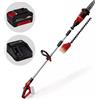 Einhell GE-HC 18 Li T - Potatore - Tagliasiepi su asta di prolunga telescopica a batteria - 18V 4Ah