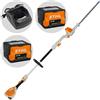 STIHL HLA 56 - Tagliasiepi su asta con 2 batterie AK 20 - 36V 4Ah