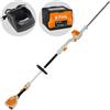 STIHL HLA 56 - Tagliasiepi su asta con batteria AK 30 S - 36V 5Ah