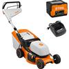 STIHL RMA 248 T - Tagliaerba trazionato con batteria AK 10 - 36V 2Ah - Taglio 46 cm