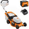 STIHL RMA 253 T - Tagliaerba trazionato con batteria AK 20 - 36V 4Ah - Taglio 51 cm