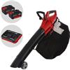 Einhell GE-CL 36 Li E - Soffiatore - Aspiratore per foglie - 2x 18V 4Ah