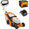STIHL RMA 443 V - Tagliaerba semovente con batteria AK 10 - 36V 2Ah - Taglio 41 cm