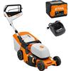 STIHL RMA 448 V - Tagliaerba semovente con batteria AK 10 - 36V 2Ah - Taglio 46 cm
