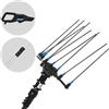 Campagnola Hercules 6 ECO Plug-in - Asta in alluminio - 235 - 325 cm - Abbacchiatore elettrico a batteria