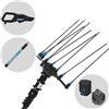 Campagnola Hercules 6 ECO Plug-in - Asta in carbonio da 230 cm - Abbacchiatore elettrico a batteria- 21.6V 5Ah