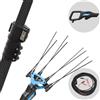 Campagnola Icarus V1 58 - Abbacchiatore elettrico a batteria tipo auto con cavo in dotazione - Asta telescopica in carbonio 150/220 cm