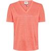 BRAX Style.caelen Pure Linen Solid T-Shirt, 45 Anguria, 42 Donna