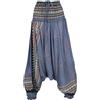 GURU SHOP GURU-SHOP, Pantaloni Afghani Harem Aladdin, Bianco, Sintetico, Dimensione Indumenti:38