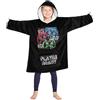 CityComfort Felpa Coperta Bambino - Felpe Oversize con Cappuccio in Morbido Pile Taglia Unica - Regalo per Gamer