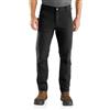 Carhartt, Pantaloni da lavoro in tessuto Duck Rugged Flex® rinforzato sul davanti, Straight Fit Uomo, Nero, W34/L32