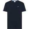 SUN68 T-Shirt Uomo T36101 07 Tshirt con Taschino Pocket Basic S/S Navy Blue