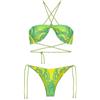 F**K Bikini Verde/giallo FK24-0711 VERDE/GIALLO M