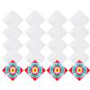 Geebuzz 'Geebuzz 20 Pcs White Bandanas for Tie Dye DIY Sublimation Blank Cotton Bandanas Plain Handkerchiefs Headband Head Wrap 22'' x 22'''