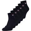 Fila CALZINI SNEAKERS OFFERTA 6 E 12 PEZZI, COTONE MERCERIZZATO LEGGERI, CALZA UNISEX, CALZE SPORTIVE F1763