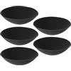 SHERCHPRY 5 paia di cuscinetti rotondi per reggiseno taglie forti, push-up, per reggiseno e coppe, imbottitura per reggiseno, schiuma spessa, nero, Large