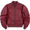VOSMII Giacca Self Defense Jacket Anti cut Stab Resistant Slash Proof Bomber Jacket Body Protection Safety Clothing Bodyguard Civil Use Blouse (Color : Rouge, Size : M)