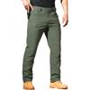 Celanisai Pantaloni cargo da uomo, impermeabili, tattici, slim fit, da lavoro, leggeri, in tinta unita, per il tempo libero, con tasche laterali ripstop, pantaloni tattici da trekking con tasche