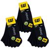 CAT Caterpillar 15 paia di calzini SNEAKERS SNEAKERS SNEAKER da lavoro, calze da lavoro, taglia 39-50, 15 paia di colore nero, 39-42