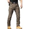 Celanisai Pantaloni cargo da uomo, impermeabili, tattici, slim fit, da lavoro, leggeri, in tinta unita, per il tempo libero, con tasche laterali ripstop, pantaloni tattici da trekking con tasche