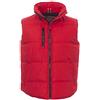 CHEMAGLIETTE! Giacca da Lavoro Giubbino Smanicato Gilet Imbottito Interno Pile Payper Daytona, Colore: Rosso, Taglia: S