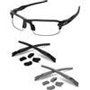 PapaViva Kit di ricambio per naso e calzini in gomma per Oakley Flak 2.0 OO9295/Flak 2.0 XL OO9188/Flak 2.0 Asian Fit