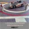 Hobby Master Basekraft 1/72 US Navy aereo-portaerei flight deck camion dei pompieri con eq...