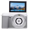 YUEHISY Fotocamera Digitale 5K, Fotocamera per Vlogging con Zoom Ottico 18X da 80 MP e Messa a Fuoco Automatica con Flash, Schermo Flip a 180° e Doppio Obiettivo, per Adolescenti Adulti