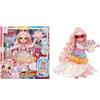 Rainbow High Winter Wonderland Bella - Bambola alla moda rosa da 28 cm con neve magica nascosta nella moda che gonfia con acqua e kit pupazzo di neve, ottimo regalo per bambini dai 4 ai 12 anni