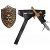 Entartay Set cintura scudo spada medievale, taglia bambino stile 2 | Look retrò da cavaliere medievale, vestibilità da bambino, set completo per Halloween e Ren Faire