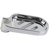 plplaaoo Portasapone,Cestino per Sapone Senza Foratura in Acciaio Inox per Barre Doccia, portasapone, portasapone per Doccia, Bagno, Vasca e lavello da Cucina, Asta da 25 mm, Cromato